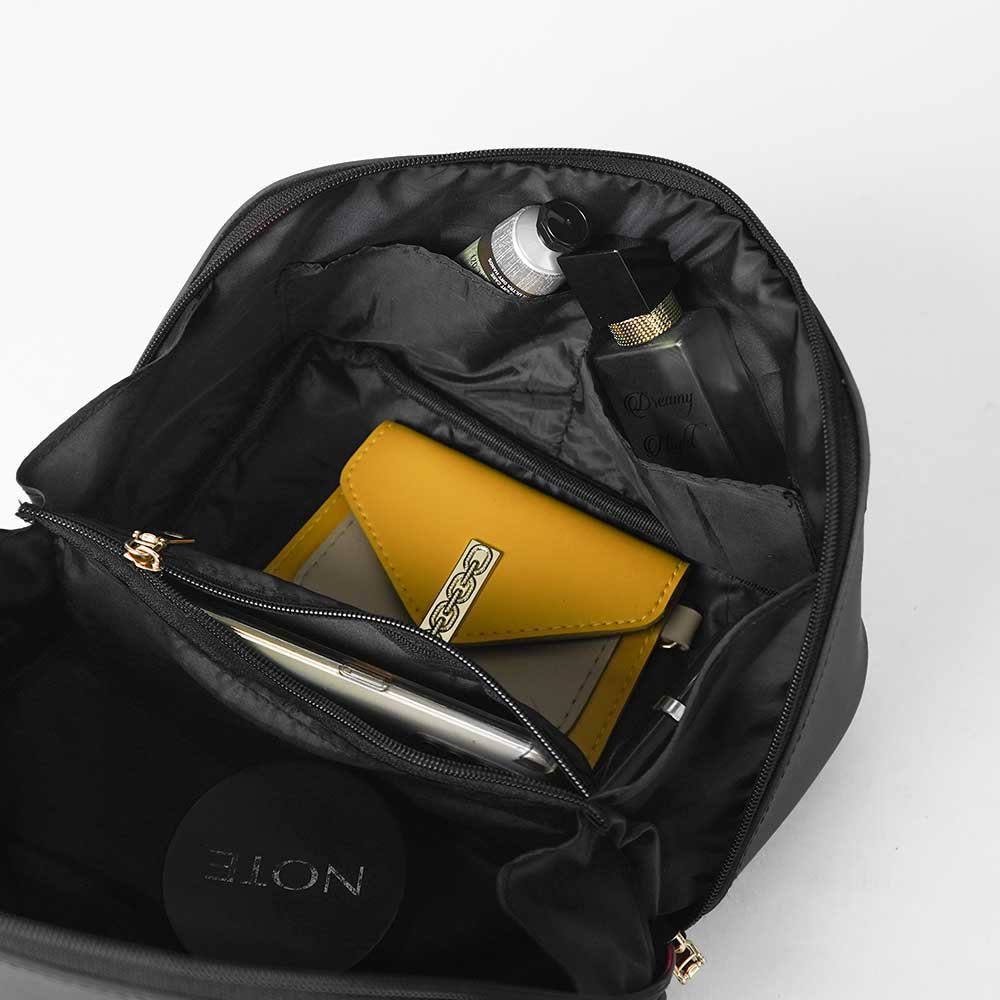 Large Capacity Travel Cosmetic Bag Black - Image 7
