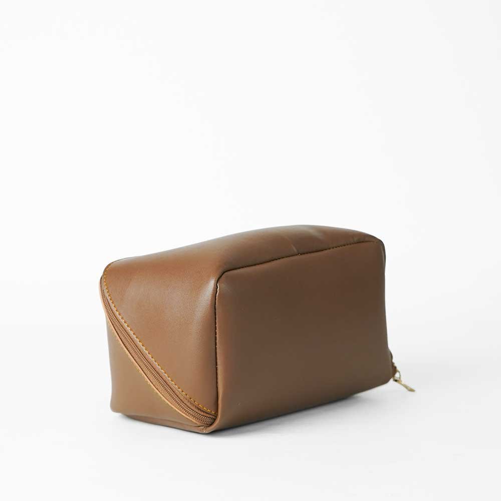 Large Capacity Travel Cosmetic Bag Brown - Image 7